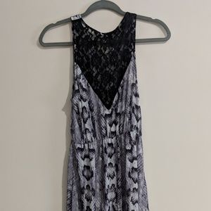 Snakeskin Asymmetrical Dress